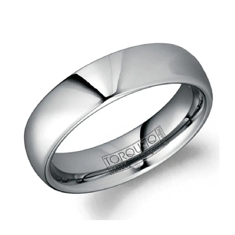 Torque Tungsten Carbide 6mm Dome Men's Band
