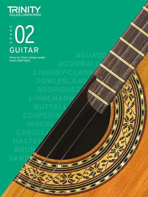Trinity Classical Guitar Exam Pieces 2020-2023 - Grade 2