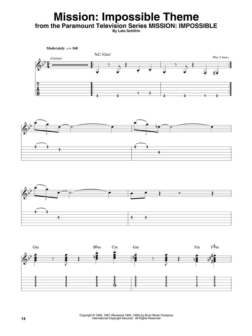 TV Themes Guitar Play-Along