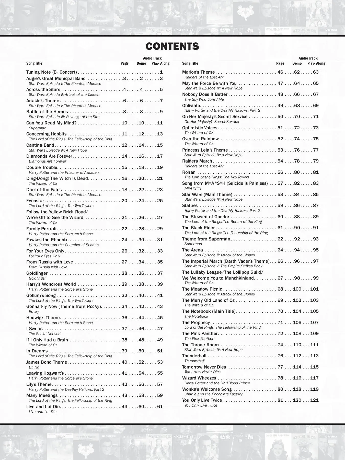 Ultimate Movie Instrumental Solos, Alto Sax
