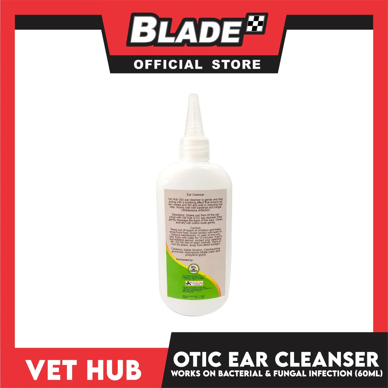 Vethub Otic Pet Ear Cleanser 60ml