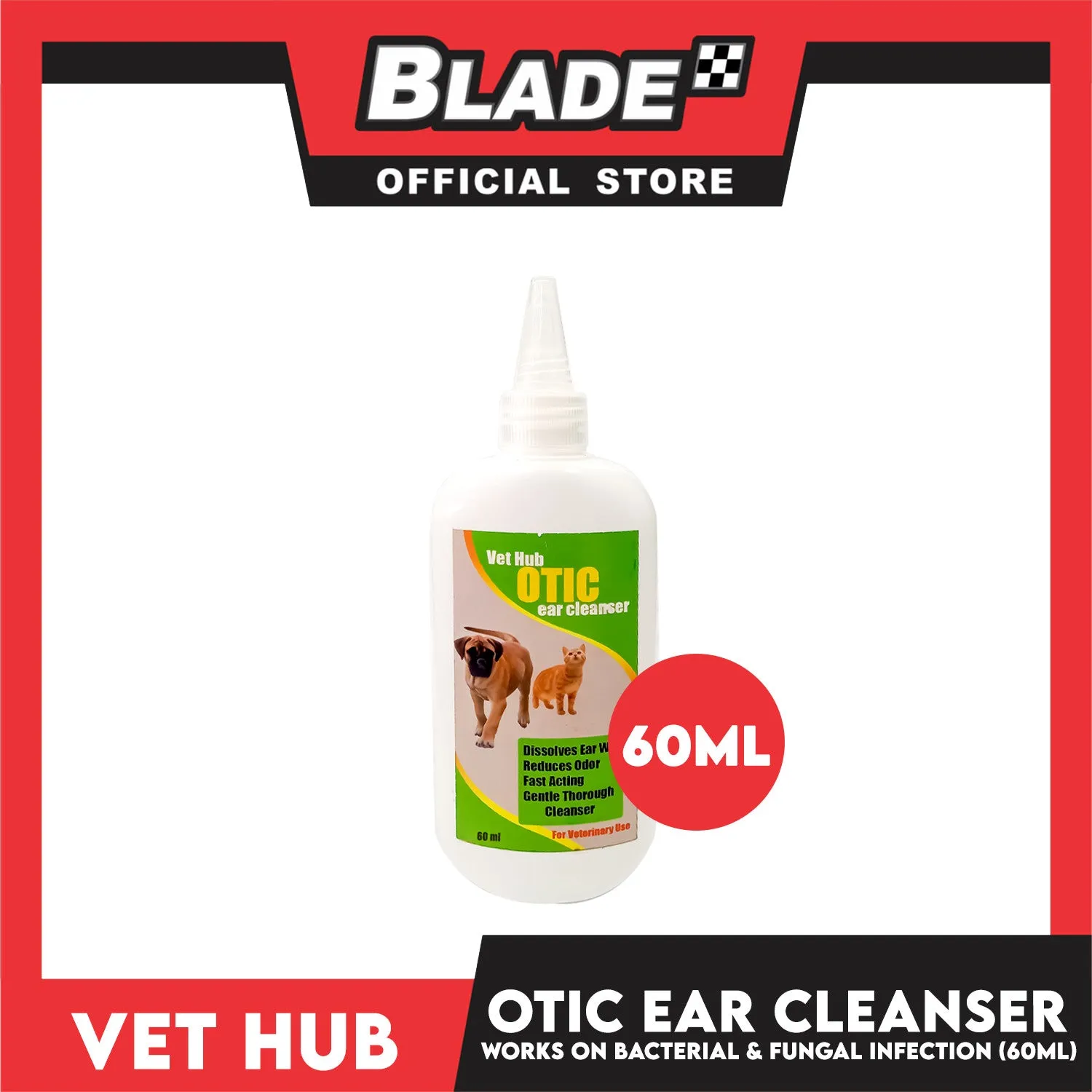 Vethub Otic Pet Ear Cleanser 60ml