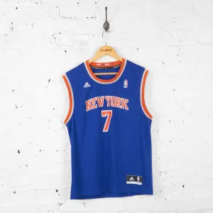 Vintage Adidas New York Knicks NBA Jersey - Blue - M