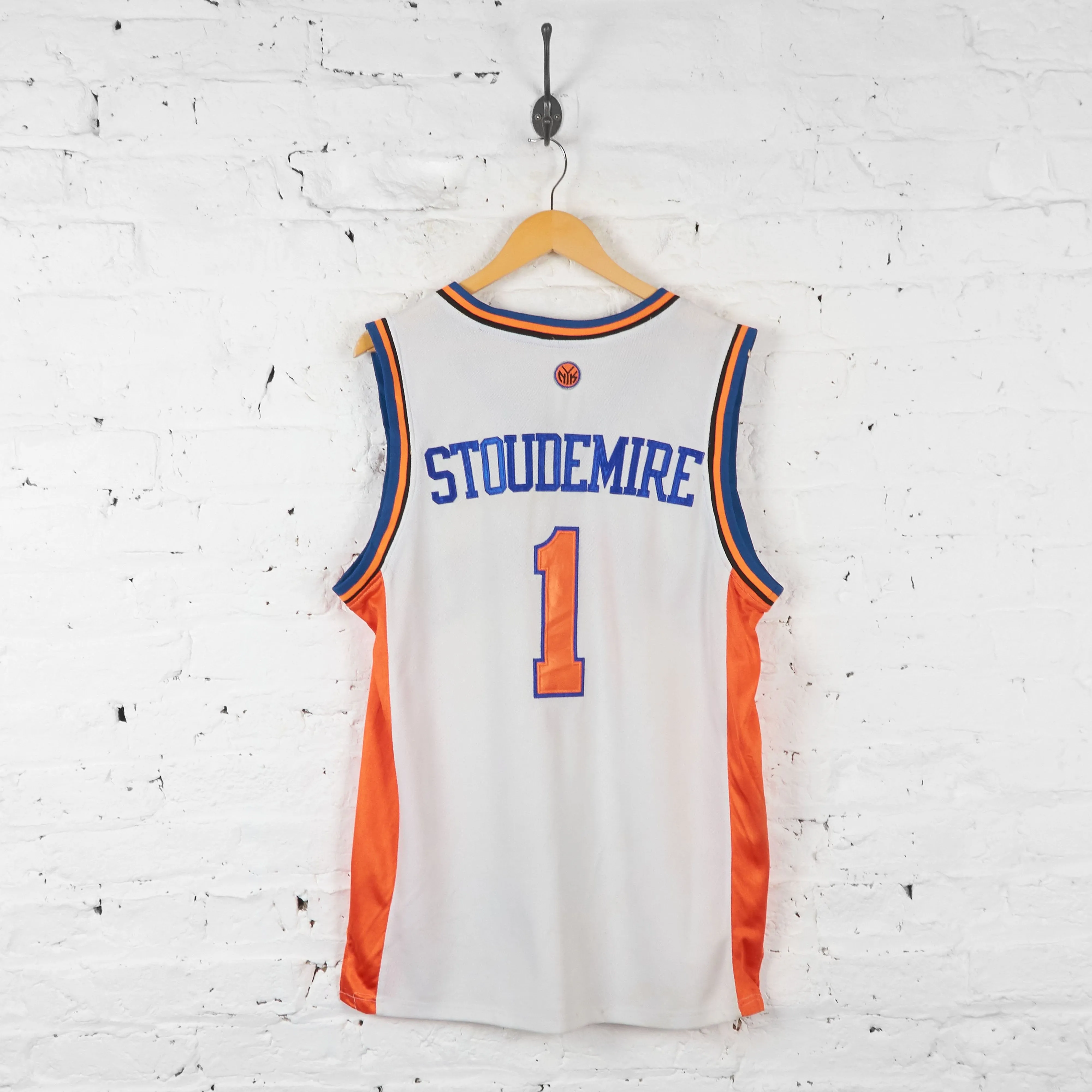 Vintage Adidas New York Knicks Stoudemire NBA Jersey - White - M