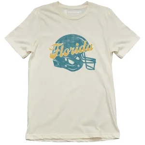 Vintage Football Florida (Teal & Gold)