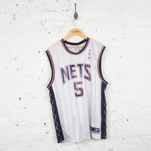 Vintage Reebok Brooklyn Nets NBA Jersey - White - L