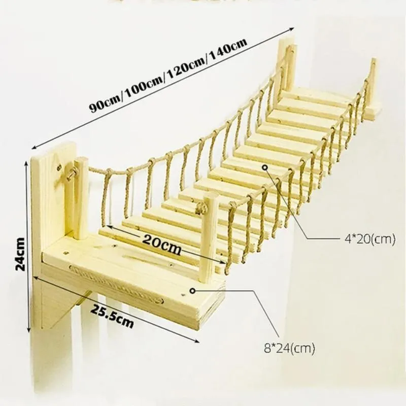Wall-Mounted Cat Bridge