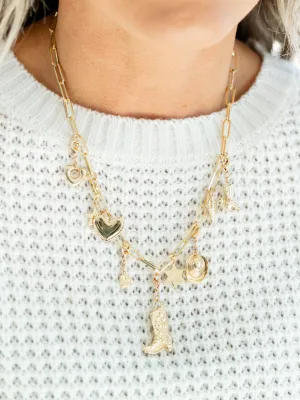 Western Charm Oval Link Necklace