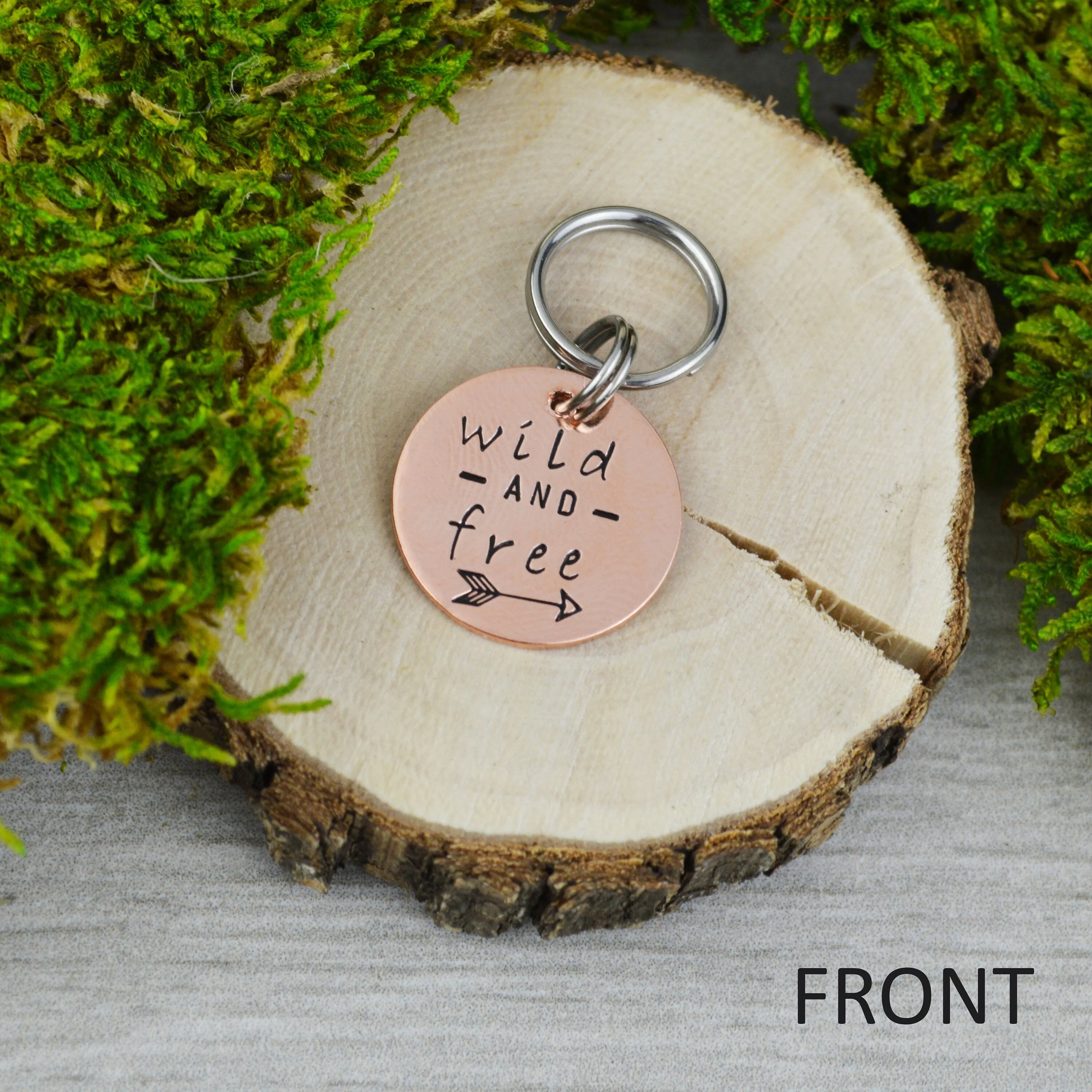 Wild and Free Mini Pet ID Tag