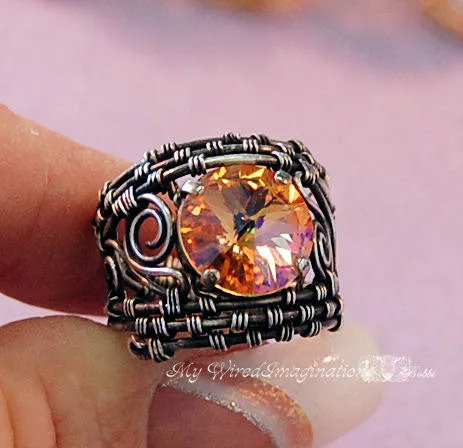 Wire Woven Filigree Rings, Wire Wrap Ring Tutorial