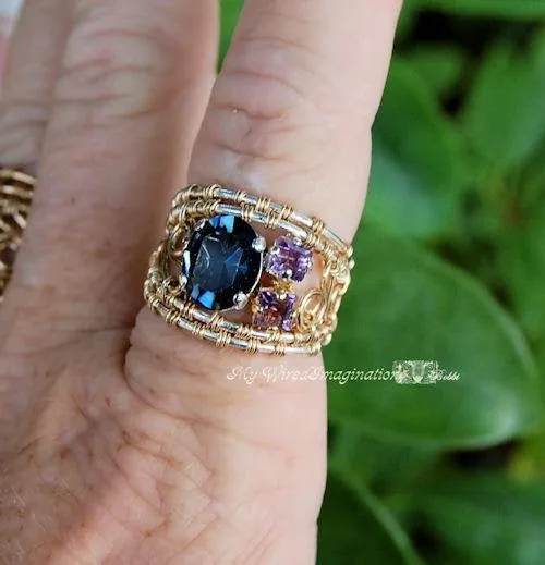 Wire Woven Filigree Rings, Wire Wrap Ring Tutorial