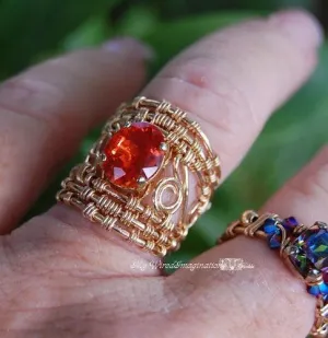 Wire Woven Filigree Rings, Wire Wrap Ring Tutorial