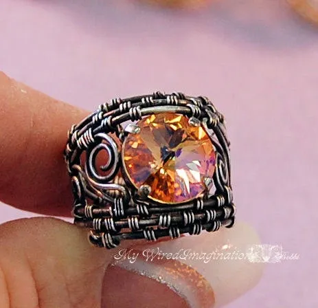 Wire Woven Filigree Rings, Wire Wrap Ring Tutorial