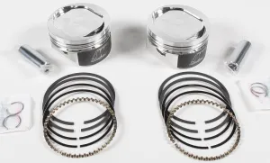 Wiseco K1659 K Piston Kit (73ci., Reverse Dome) - .040in. Oversize to 3.538in., 9.5:1 Compression