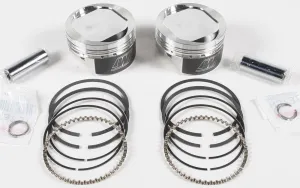 Wiseco K1684 K Piston Kit (73ci., Reverse Dome) - .020in. Oversize to 3.518in., 10:1 Compression