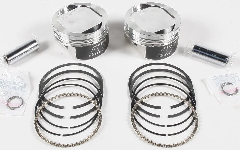 Wiseco K1684 K Piston Kit (73ci., Reverse Dome) - .020in. Oversize to 3.518in., 10:1 Compression
