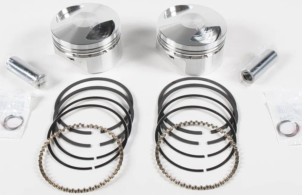 Wiseco K1686 K Piston Kit (73ci., Domed) - .010in. Oversize to 3.508in., 10.5:1 Compression